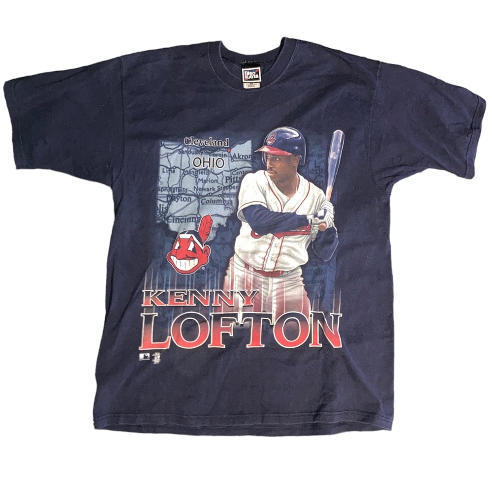 1997 Lenny Lofton pro player shirt